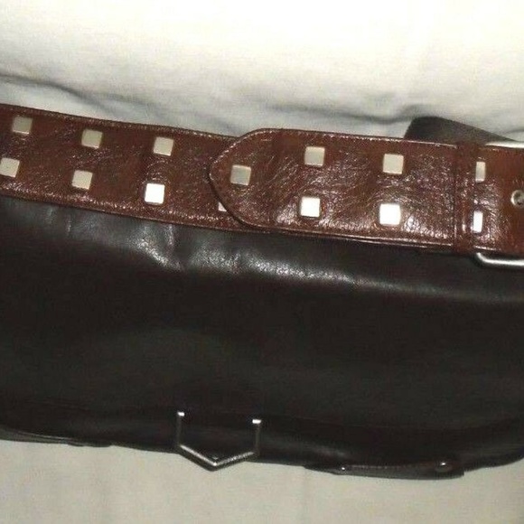 Vintage Rare Adjustable Studded Strap Sling Crossbody Bag